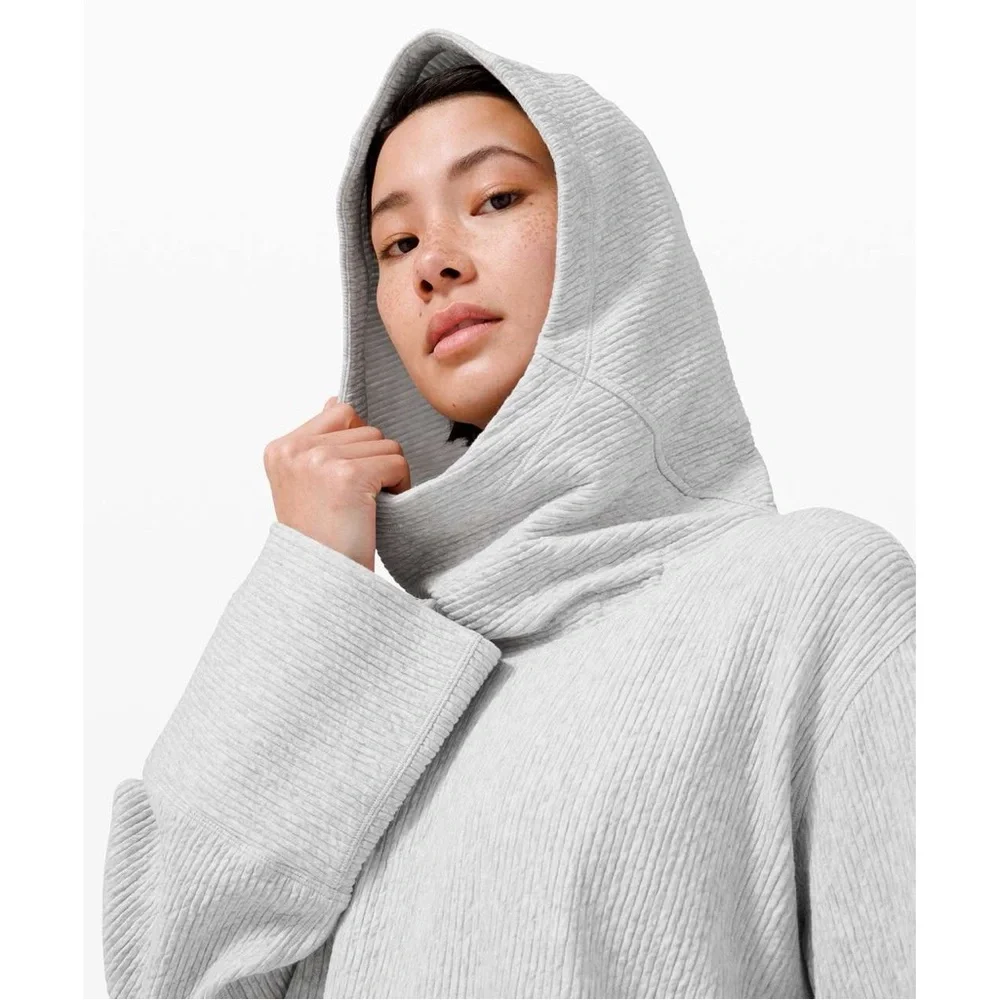 Lululemon Retreat Yourself Hoodie in Heathered Core Ultra‎ Light Grey Nimbus